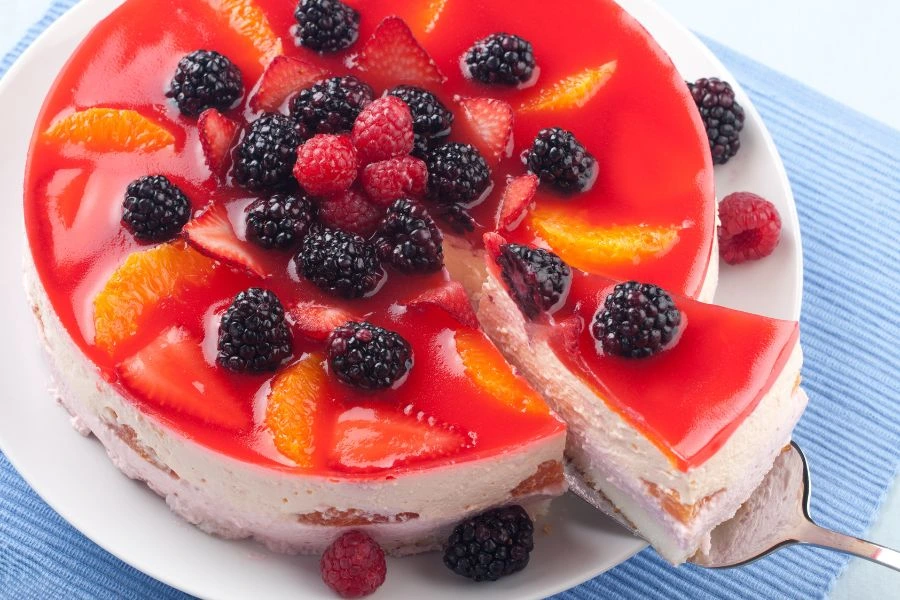 Cheesecake de Iogurte com Frutas Vermelhas