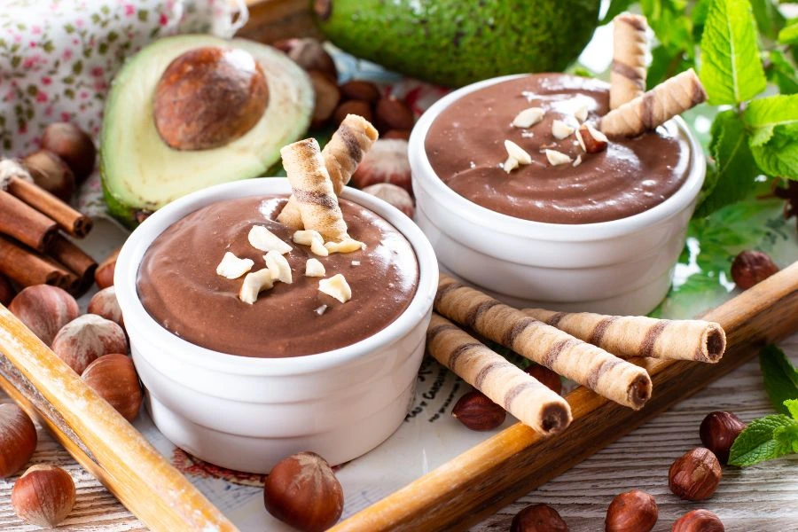 Mousse de Chocolate com Abacate