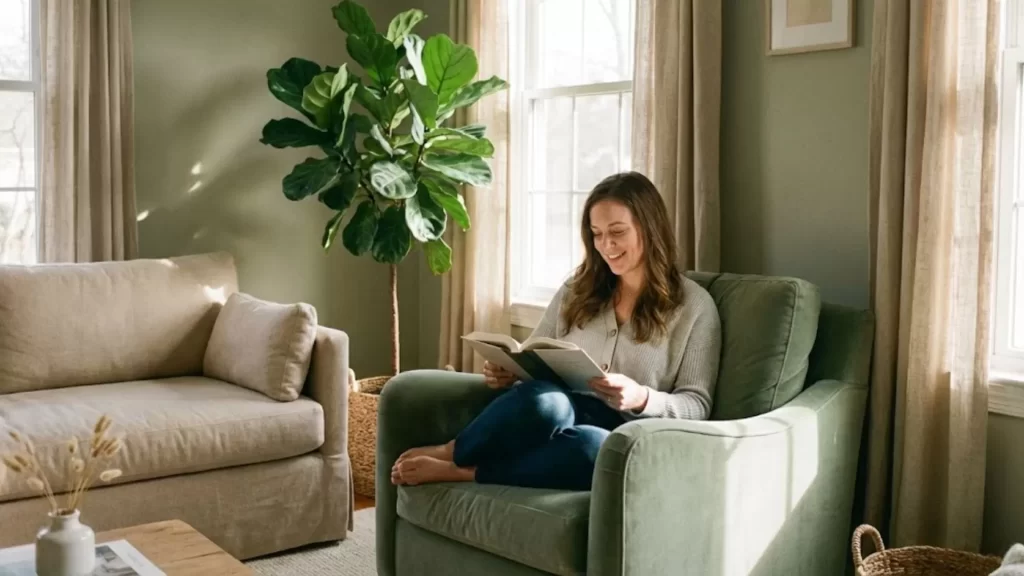 Tratamento e acompanhamento profissional para TDAH em adultos: ambiente acolhedor e esperançoso.